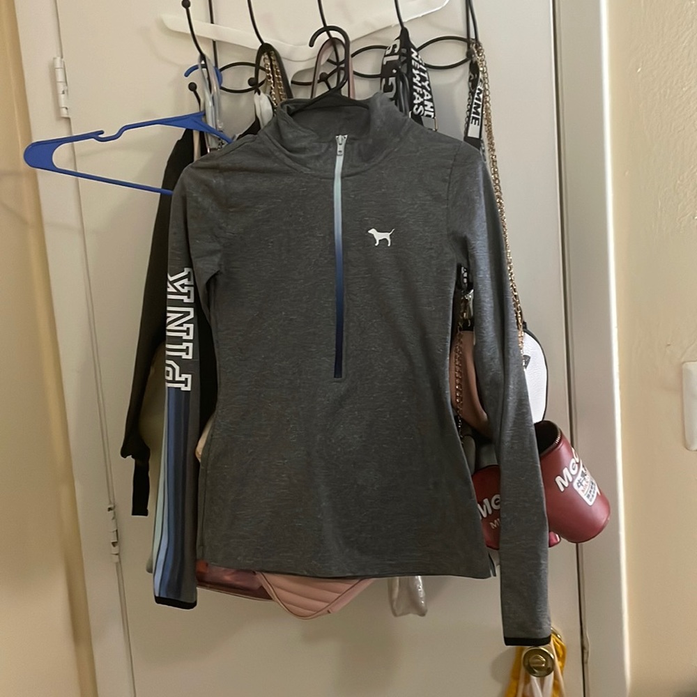 Victoria secret quarter zip up